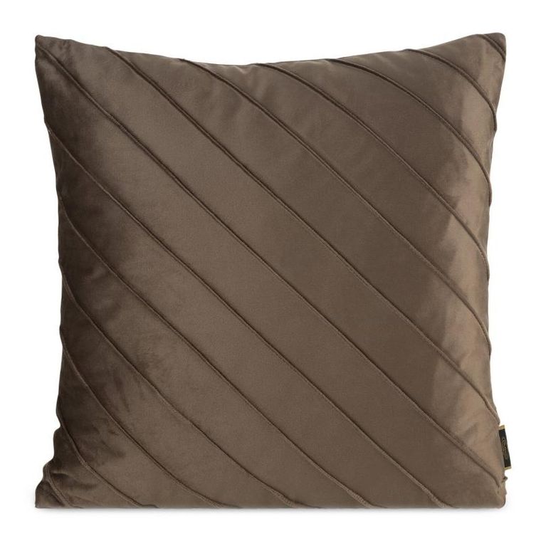 Eurofirany, poszewka Nala, 45-45 cm, ciemnobeżowy