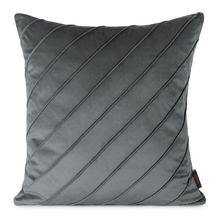 Eurofirany, poszewka Nala, 45-45 cm, stalowy