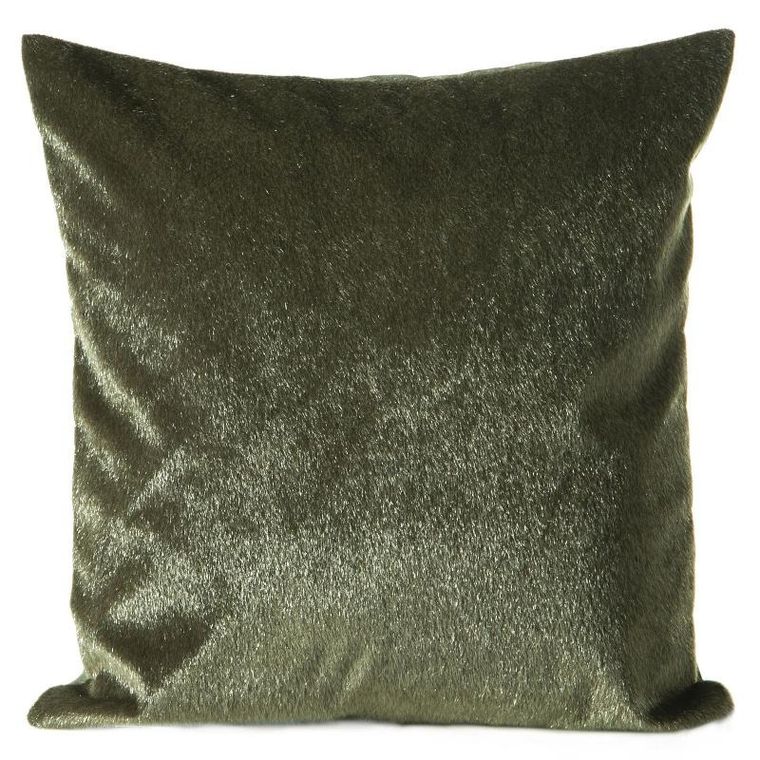 Eurofirany, poszewka Pelo, 45-45 cm, oliwkowy