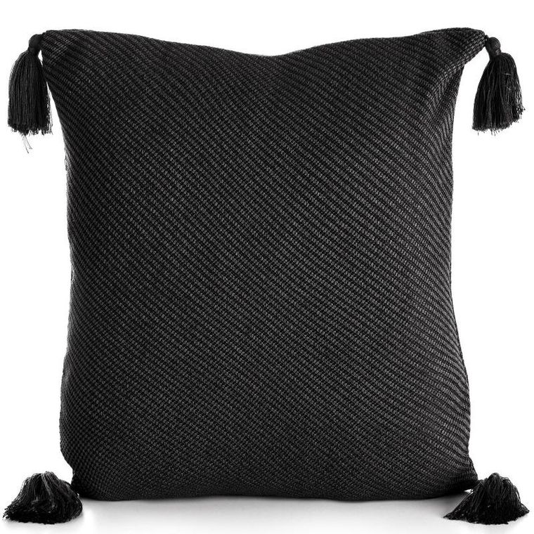 Eurofirany, poszewka Poly, 45-45 cm, czarny