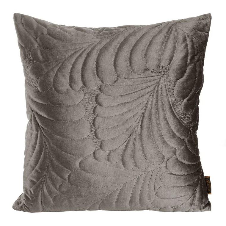 Eurofirany, poszewka Ria4, 45-45 cm, ciemnobeżowy