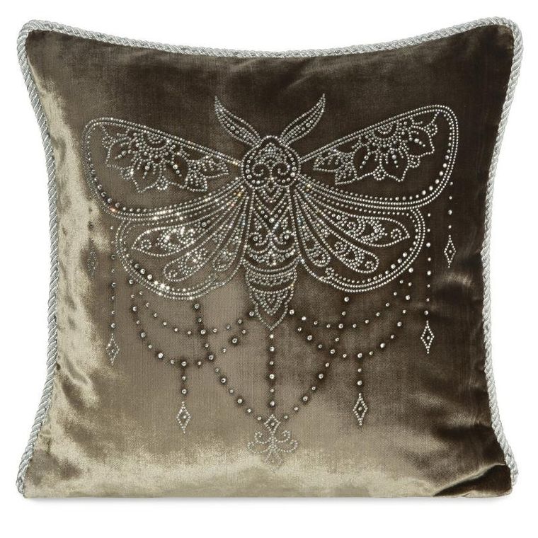 Eurofirany, poszewka Royal, 45-45 cm, ciemnobeżowy