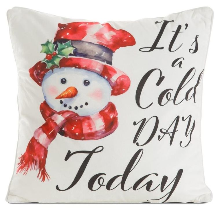 Eurofirany, poszewka świąteczna, 126, 45-45 cm, kremowy