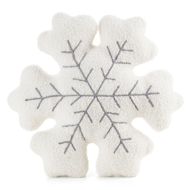 Eurofirany, poszewka świąteczna, 38-38 cm, kremowy