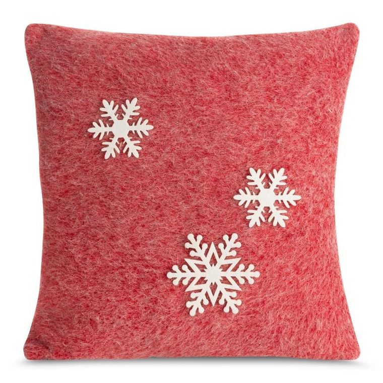 Eurofirany, poszewka świąteczna, 40-40 cm, czerwony