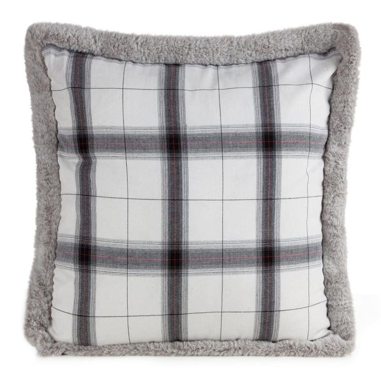 Eurofirany, poszewka świąteczna, 45-45 cm, biały