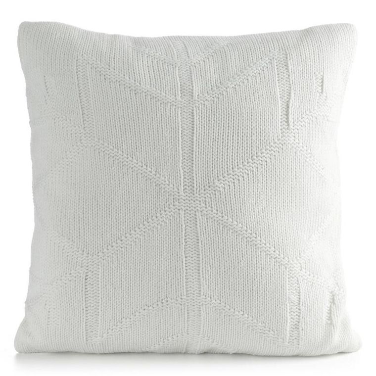 Eurofirany, poszewka świąteczna, 45-45 cm, biały