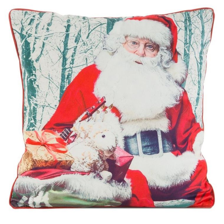 Eurofirany, poszewka świąteczna, 45-45 cm, czerwony