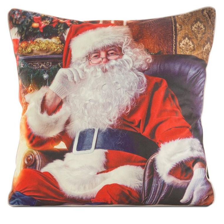 Eurofirany, poszewka świąteczna, 45-45 cm, czerwony