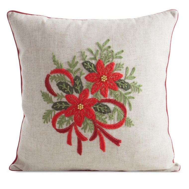 Eurofirany, poszewka świąteczna, 45-45 cm, czerwony