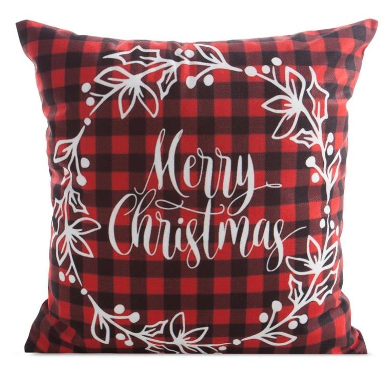 Eurofirany, poszewka świąteczna, 45-45 cm, czerwony