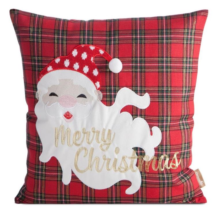 Eurofirany, poszewka świąteczna, 45-45 cm, czerwony