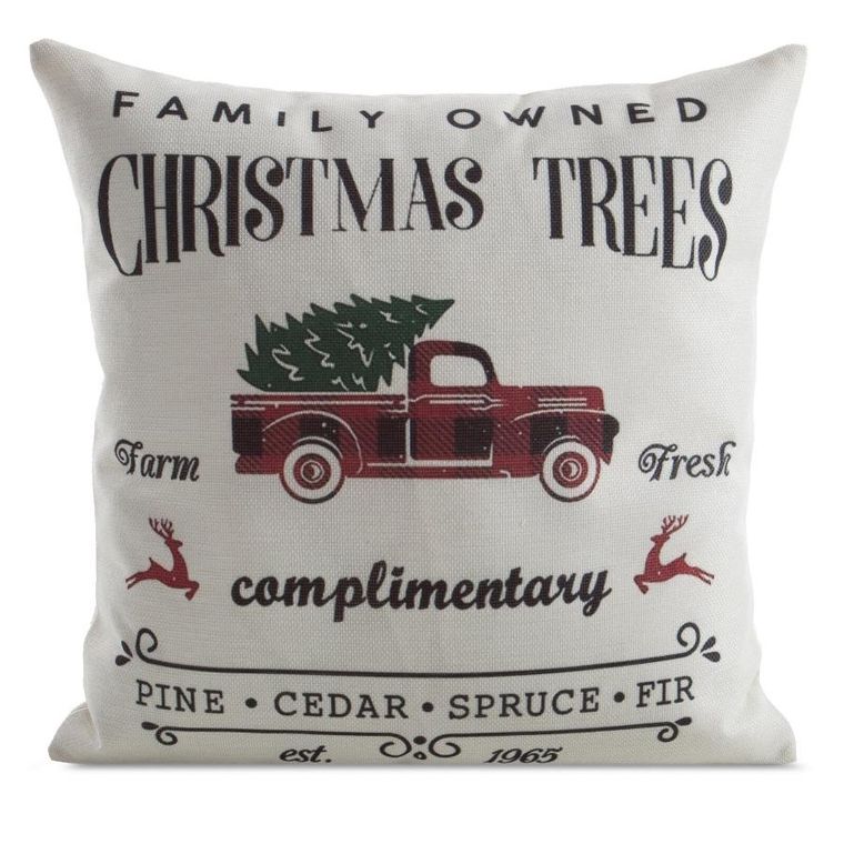 Eurofirany, poszewka świąteczna, 45-45 cm, kremowy