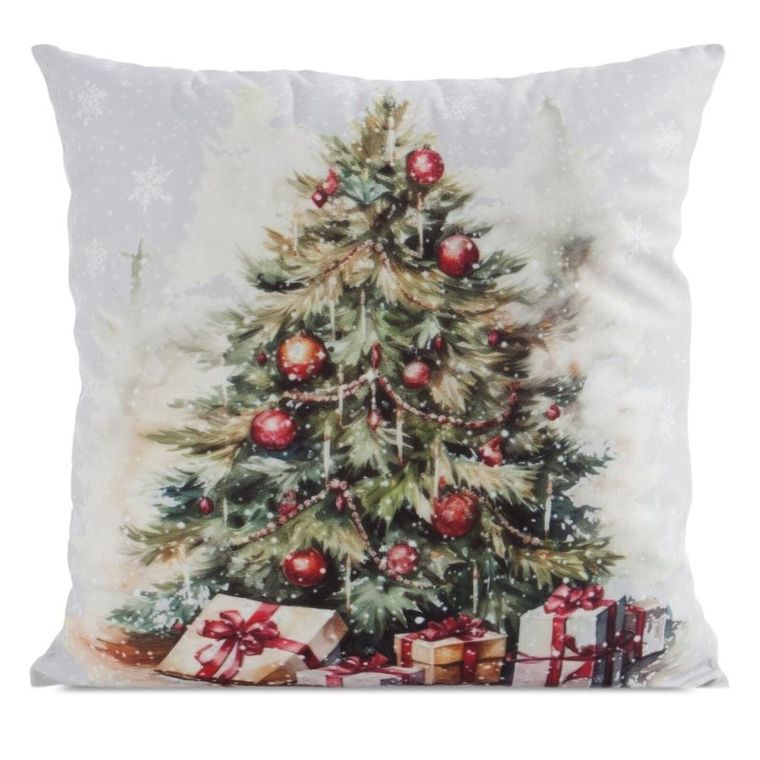 Eurofirany, poszewka świąteczna, 45-45 cm, zielony