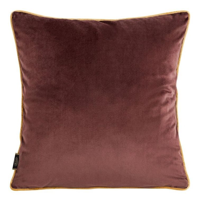 Eurofirany, poszewka velvet, 45-45 cm, bordowy