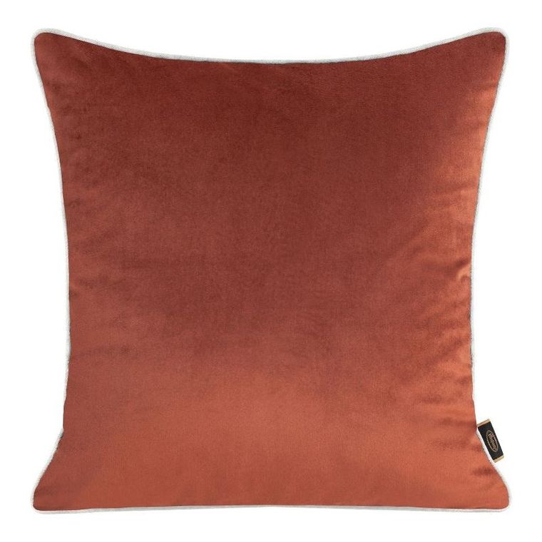 Eurofirany, poszewka velvet, 45-45 cm, ceglasty