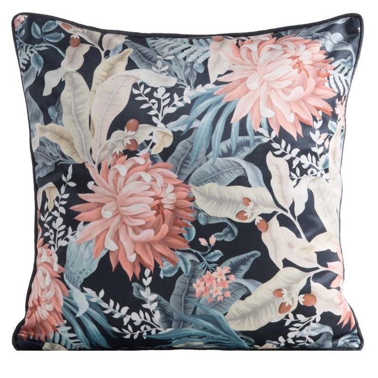 Eurofirany, poszewka velvet, 45-45 cm, czarny