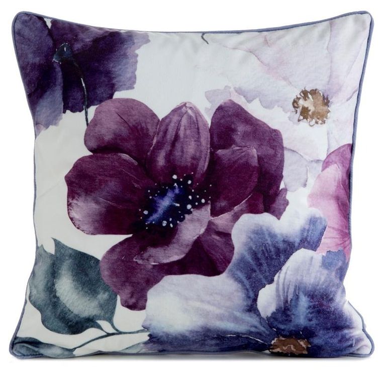 Eurofirany, poszewka velvet, 45-45 cm, fioletowy