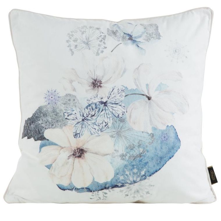 Eurofirany, poszewka velvet, 45-45 cm, kremowy