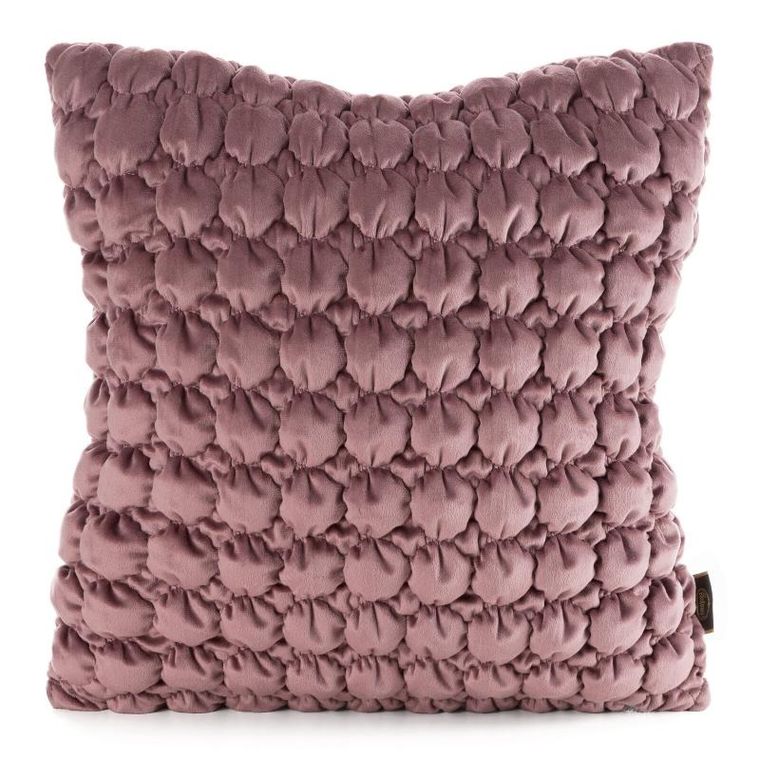 Eurofirany, poszewka Velvet, 45-45 cm, pudrowy