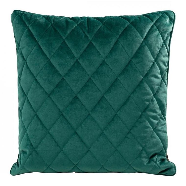 Eurofirany, poszewka velvet, 50-50 cm, ciemnoturkusowy