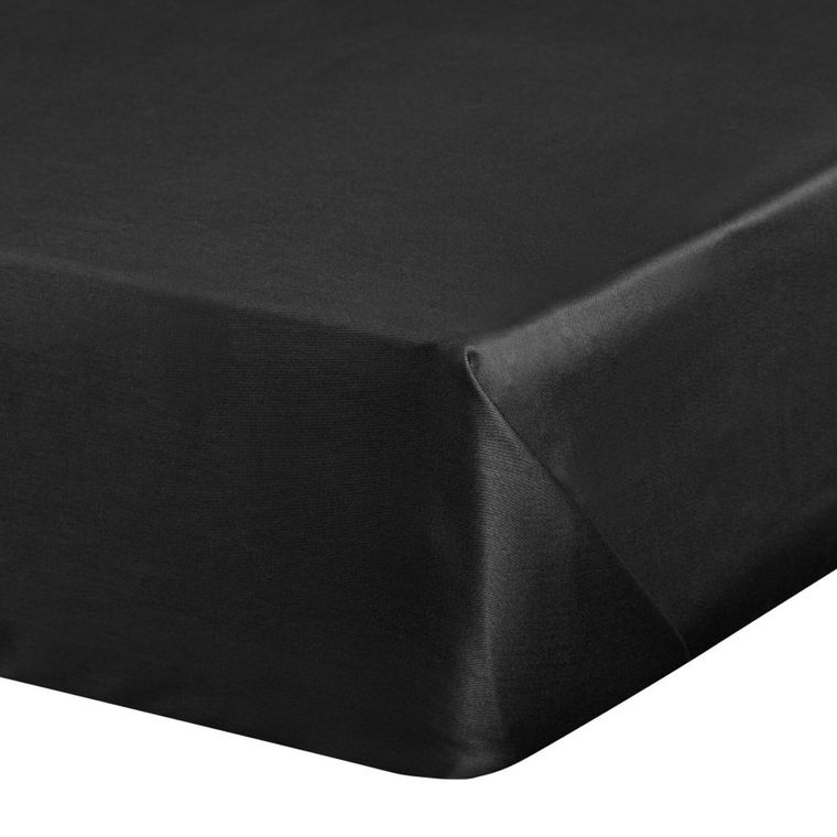 Eurofirany, prześcieradło Nova, 160-210 cm, czarny