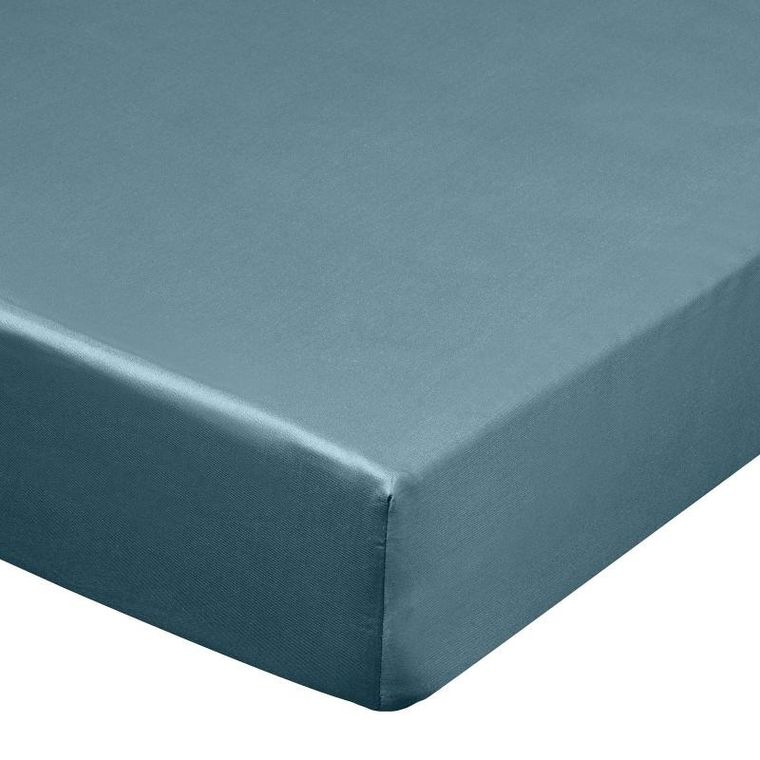 Eurofirany, prześcieradło z gumką, Nova, 100-200 cm, petrol