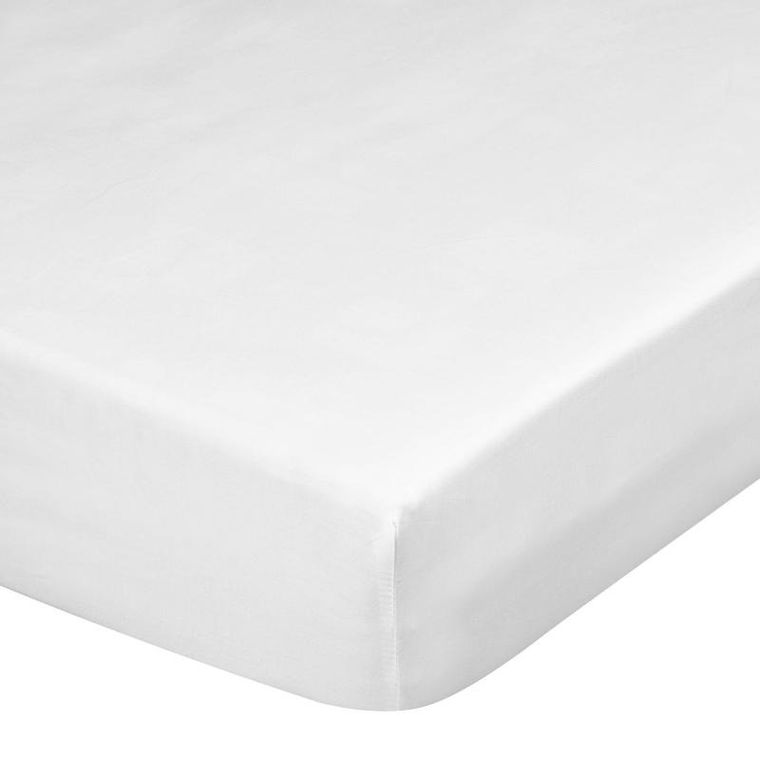 Eurofirany, prześcieradło z gumką, Nova3, 100-200 cm, biały