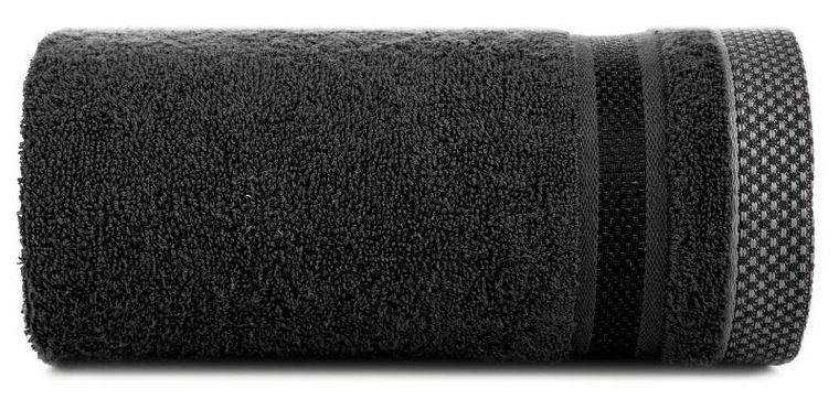 Eurofirany, ręcznik Abbie, 30-50 cm, czarny