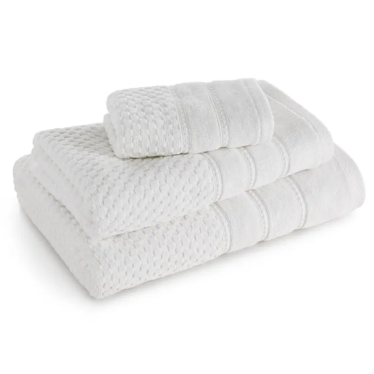 Eurofirany, ręcznik Adore, 50-90 cm, biały