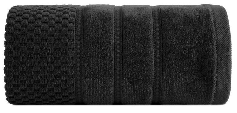 Eurofirany, ręcznik Adore, 50-90 cm, czarny