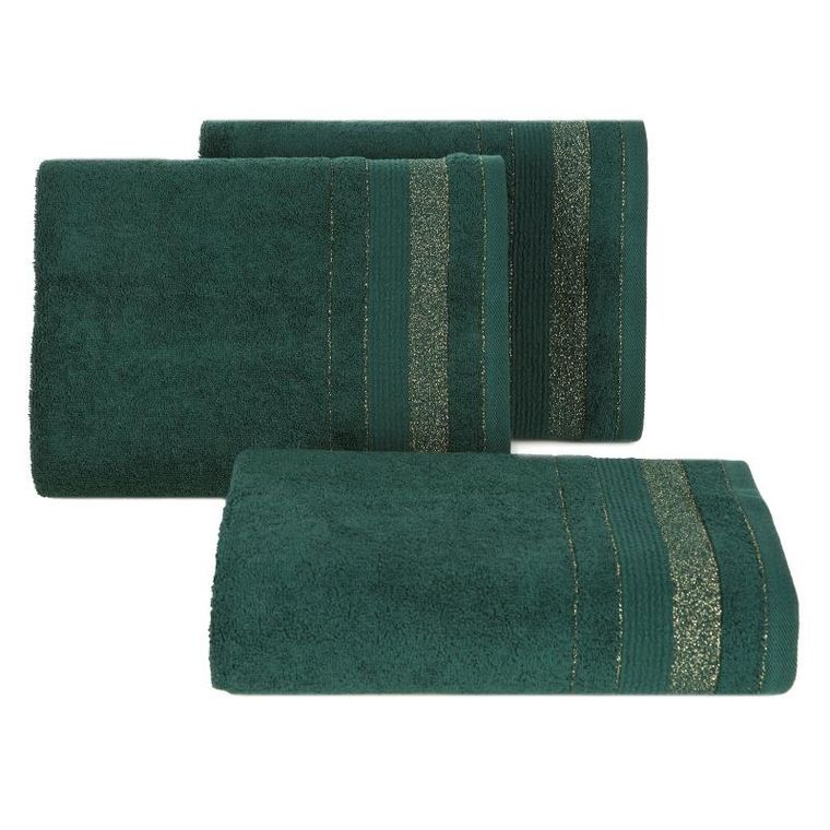 Eurofirany, ręcznik April, 30-50 cm, ciemnozielony