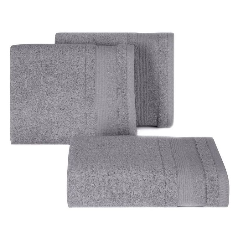 Eurofirany, ręcznik April, 30-50 cm, srebrny