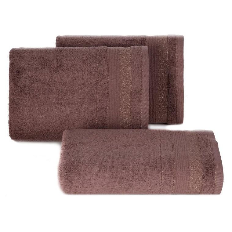 Eurofirany, ręcznik April, 70-140 cm, jasnobrązowy