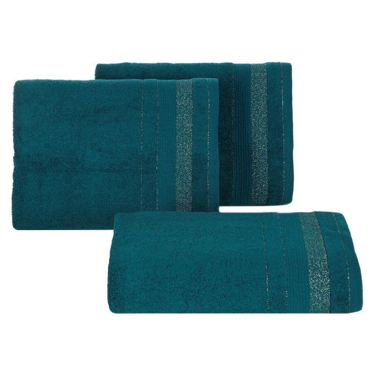 Eurofirany, ręcznik April, 70-140 cm, turkusowy