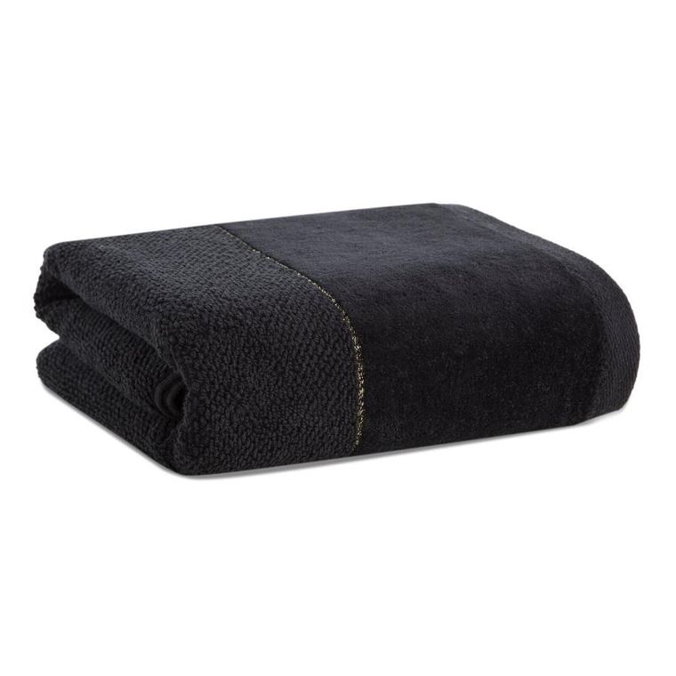 Eurofirany, ręcznik, Aria, 50-90 cm, czarny