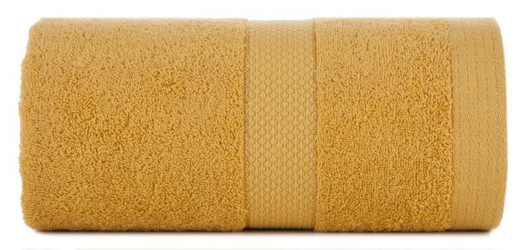 Eurofirany, ręcznik Bari, 70-140 cm, musztardowy