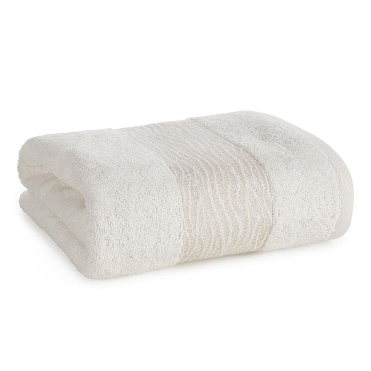 Eurofirany, ręcznik bawełniany, Amber 01, 70-140 cm, kremowy