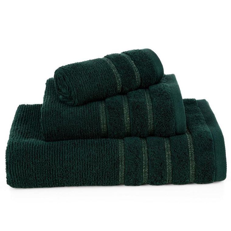 Eurofirany, ręcznik bawełniany, Amira 08, 70-140 cm, ciemnozielony
