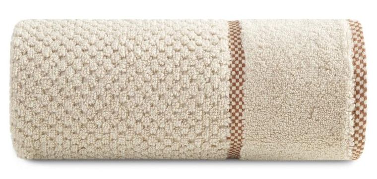 Eurofirany, ręcznik, Caleb, beżowy, 50-90 cm