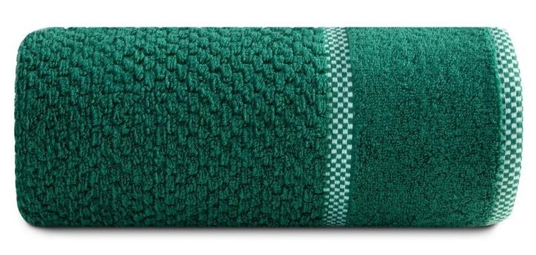 Eurofirany, ręcznik Caleb, ciemnozielony, 50-90 cm