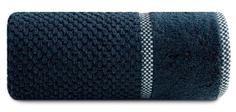 Eurofirany, ręcznik Caleb, granatowy, 70-140 cm