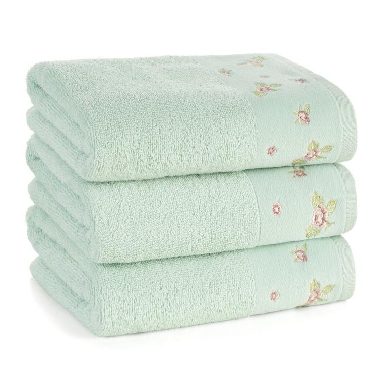 Eurofirany, ręcznik Dalia, 70-140 cm, miętowy