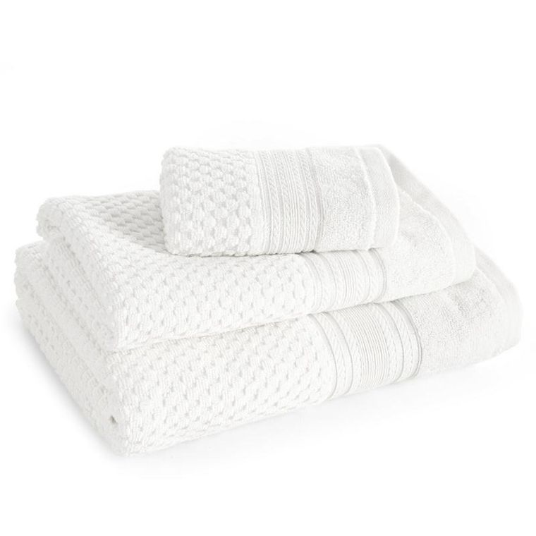 Eurofirany, ręcznik, Davos, 30-50 cm, biały