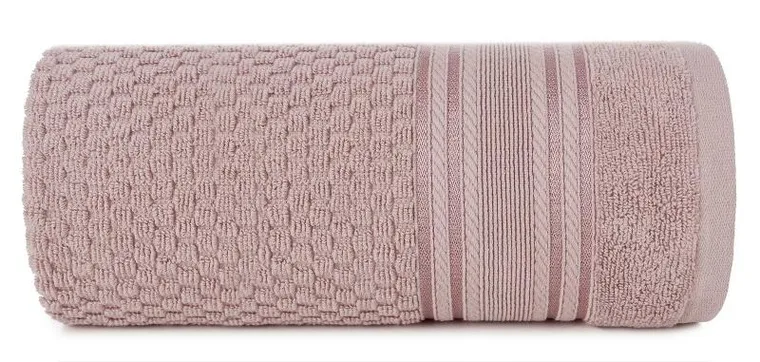 Eurofirany, ręcznik Davos, 30-50 cm, pudrowy