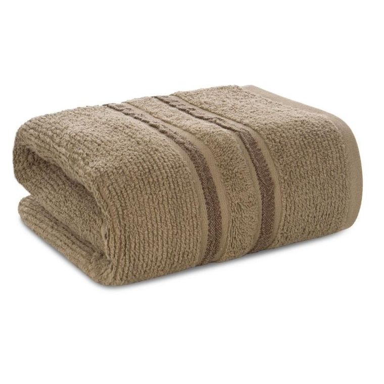 Eurofirany, ręcznik Dina, 30-50 cm, ciemnobeżowy