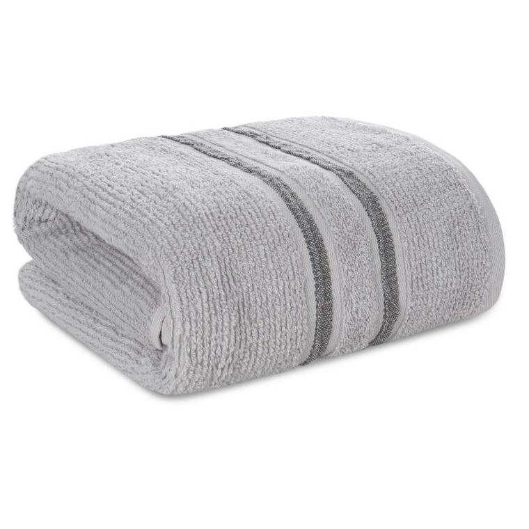 Eurofirany, ręcznik Dina, 70-140 cm, srebrny