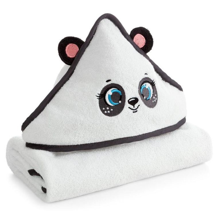 Eurofirany, ręcznik dziecięcy, 100-100 cm, biały