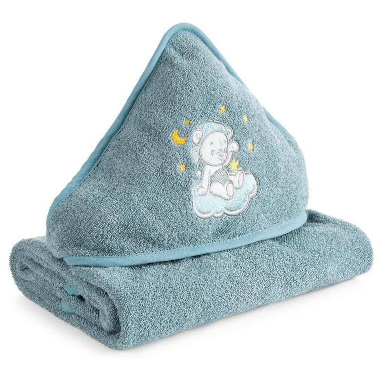 Eurofirany, ręcznik dziecięcy, 100-100 cm, niebieski