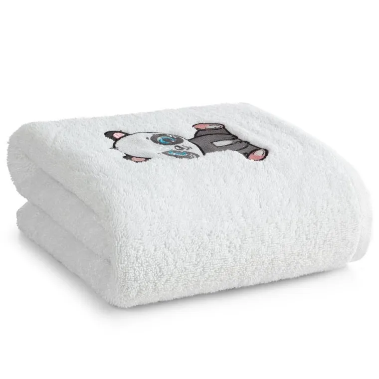 Eurofirany, ręcznik dziecięcy, 70-140 cm, biały